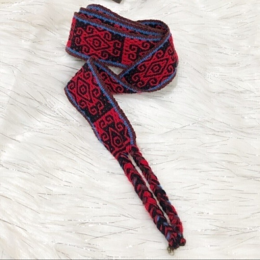 Handwoven Inca Design Belt OS - Picture 6 of 7